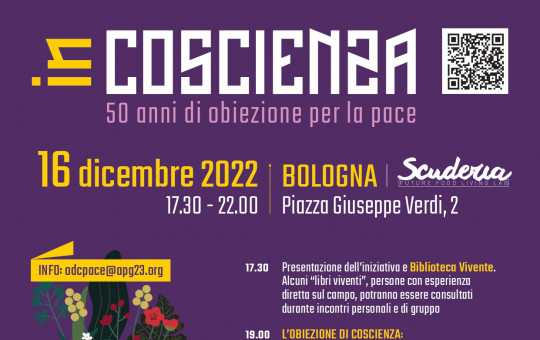 InCOSCIENZA: 50 anni di obiezione per la pace