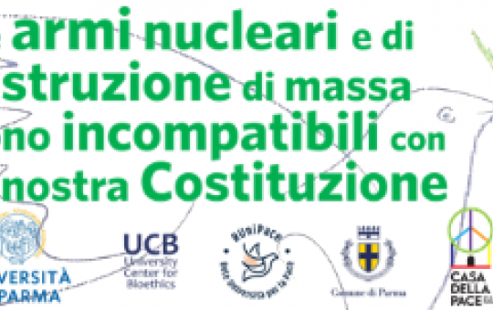 Le armi nucleari e di distruzione di massa sono incompatibili con la nostra Costituzione