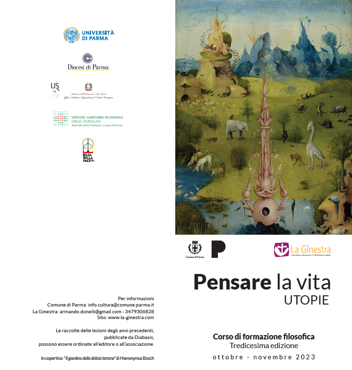 pensare la vita utopie depliant