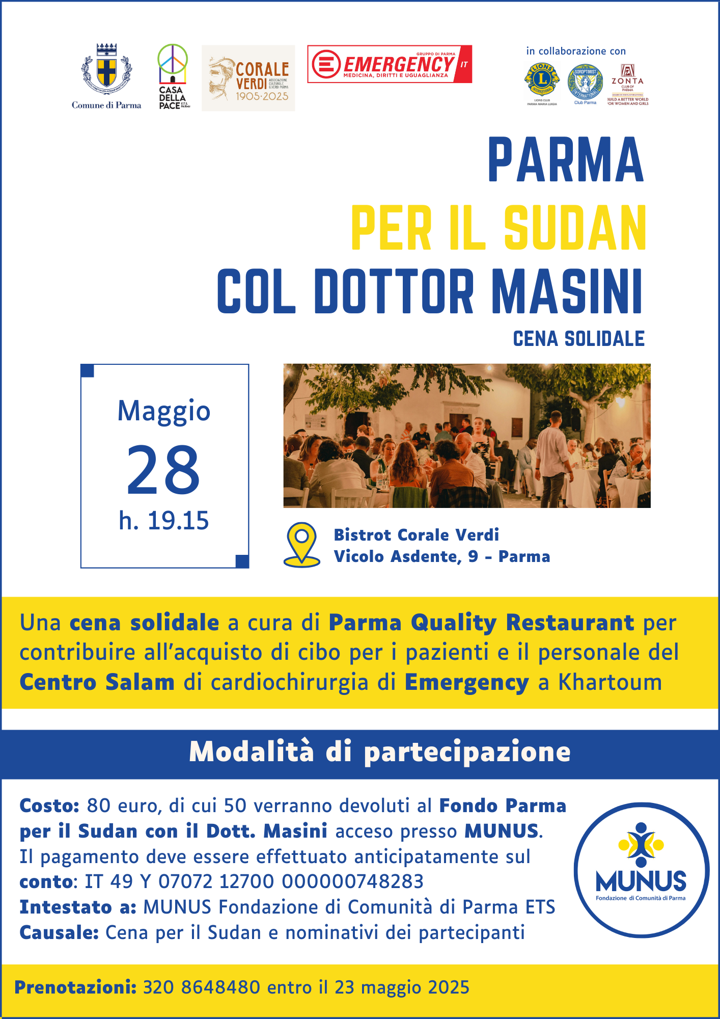 Locandina cena 28.05