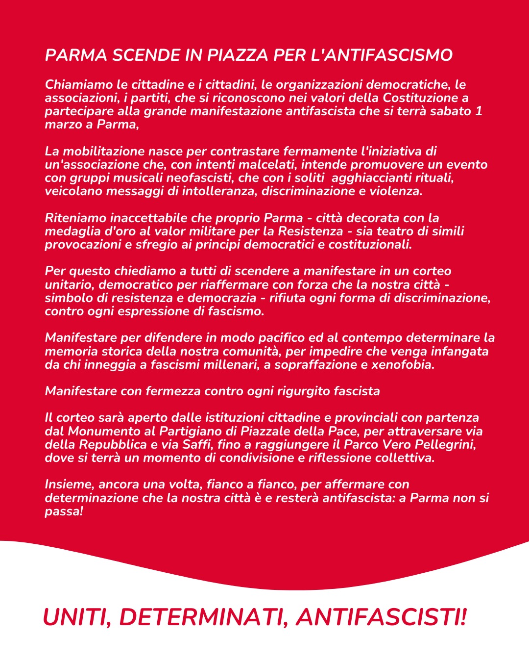 Locandina manifestazione 01.03