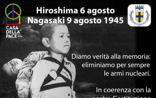 Presidio per la proibizione delle armi nucleari, ricordando Hiroshima