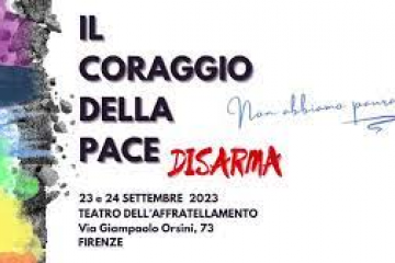 Il coraggio della pace. Disarma