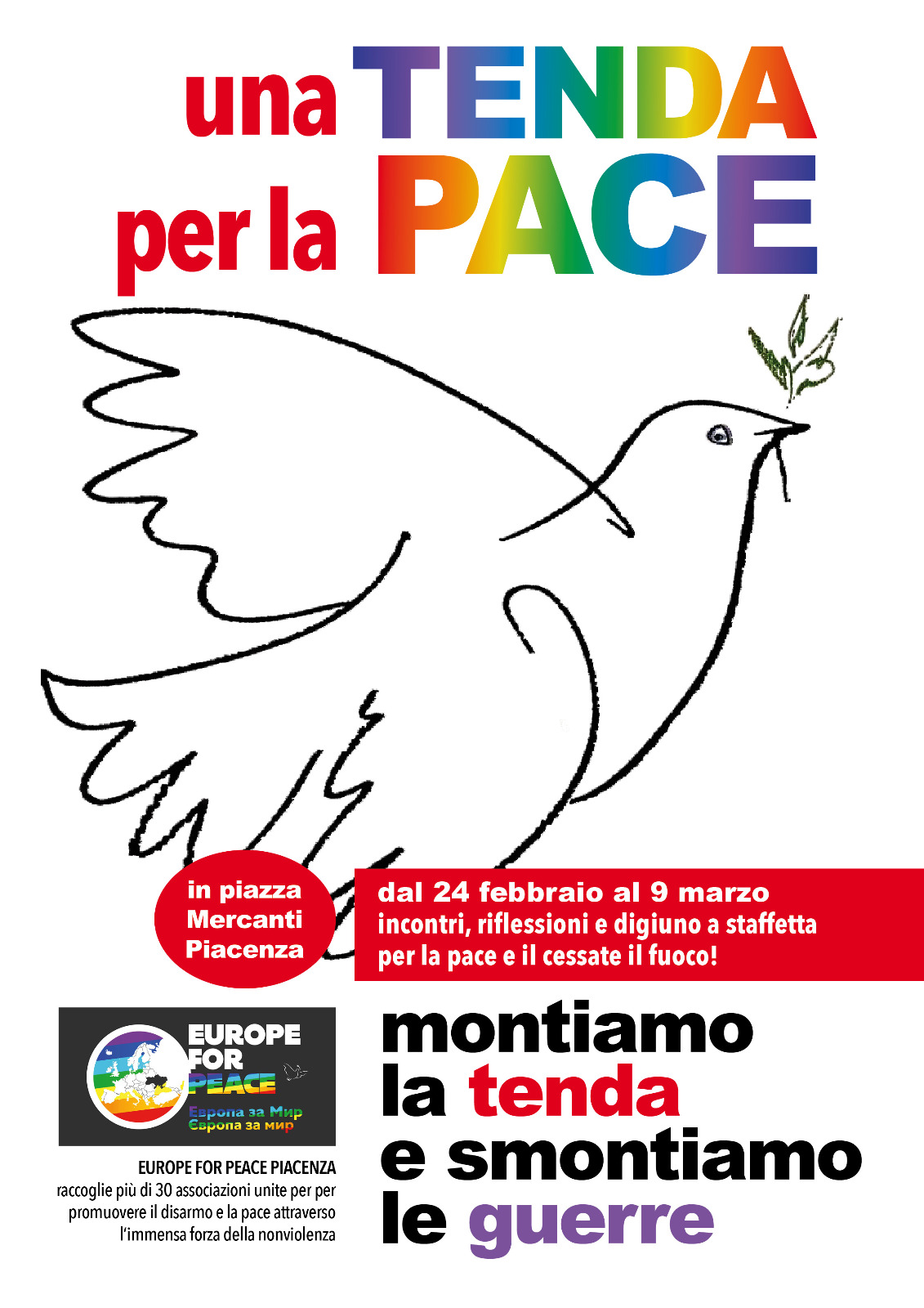 Locandina Tenda della Pace