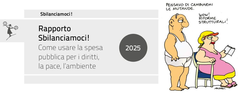 La Controfinanziaria 2025 della Campagna Sbilanciamoci!